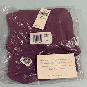 Ralph Lauren Purple Baby Outfit